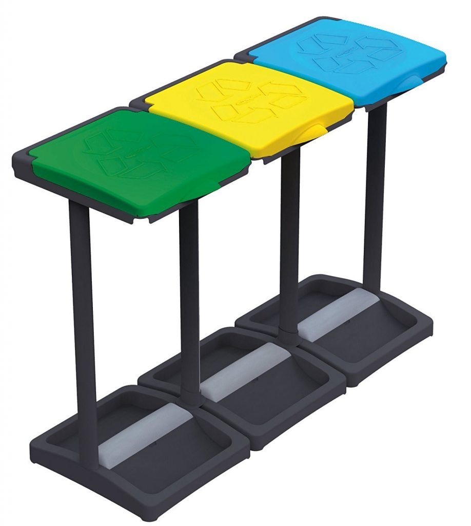 Sulo Bio Boy Bidone Spazzatura Per Sottolavello 10 Litri - Plastica Resistente, Giallo (Ral 1018), Con Manico In Acciaio Inox
